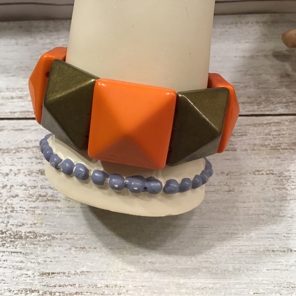 Orange Stretchy Bracelet - Picture 4 of 8